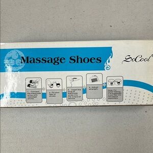 SoCool Massage Shoes - Blue and White